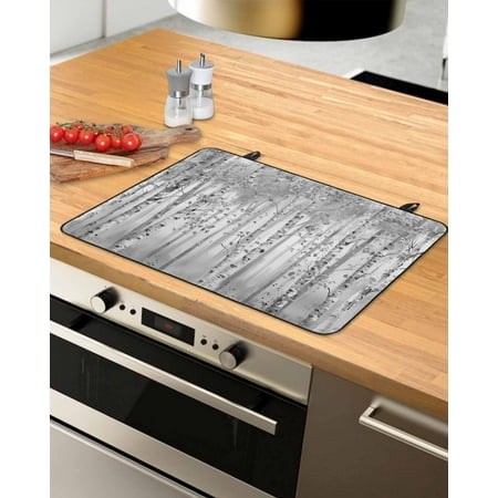 Gray Grey Forest Stove Top Covers for Electric Stove Heat Insulation Fireproof Glass Cooktop Cover Counter Top Glass Stove Cover for Prevent Scratches 31 x24 Grey Modern Art Oil Painting
Gray Grey Forest Stove Top Covers for Electric Stove Heat Insulation Fireproof Glass Cooktop Cover Counter Top Glass Stove Cover for Prevent Scratches 31 x24 Grey Modern Art Oil Painting