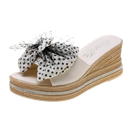 Ugg Slippers Women Shoes for Women New Fashion Wedges And Flip-Flops With Bow-Knot Beach Shoes For Exterior Wear 
Ugg Slippers Women Shoes for Women New Fashion Wedges And Flip-Flops With Bow-Knot Beach Shoes For Exterior Wear