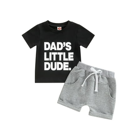 Meihuida Baby Boys Outfits Letter Print Short Sleeve T-shirt and Casual Elastic Drawstring Shorts Set
Meihuida Baby Boys Outfits Letter Print Short Sleeve T-shirt and Casual Elastic Drawstring Shorts Set