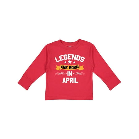 Inktastic legends are born in april Gift Toddler Boy or Toddler Girl Long Sleeve T-Shirt
Inktastic legends are born in april Gift Toddler Boy or Toddler Girl Long Sleeve T-Shirt
