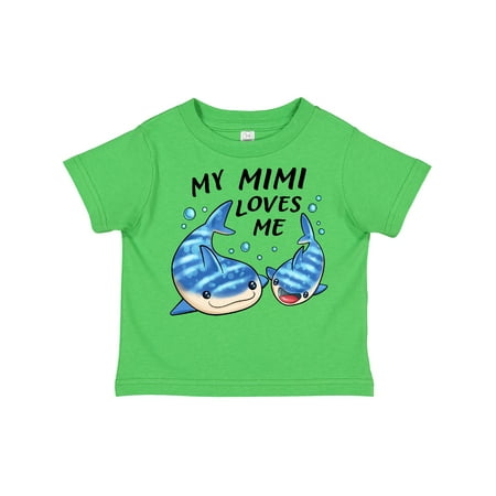 Inktastic My Mimi Loves Me- Whale Shark Gift Toddler Boy or Toddler Girl T-Shirt
