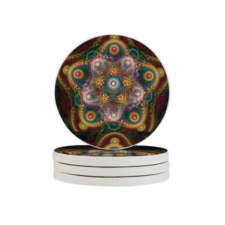 Circular Drink Coasters Set Mandala Pattern Beautiful Home Decor Diatomite Heat-Resistant Diatomite Protect Table Countertop
Circular Drink Coasters Set Mandala Pattern Beautiful Home Decor Diatomite Heat-Resistant Diatomite Protect Table Countertop