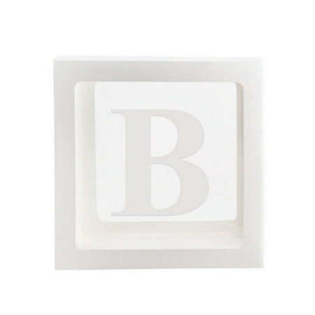 Hadanceo Balloon Box Exquisite Party Decor Baby Shower Supplies A-Z Letter Cardboard Cube Clear Box for Propose Marriage
Hadanceo Balloon Box Exquisite Party Decor Baby Shower Supplies A-Z Letter Cardboard Cube Clear Box for Propose Marriage