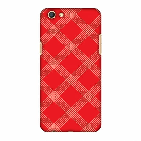 Oppo F3 Case, Premium Handcrafted Designer Hard Shell Snap On Case Printed Back Cover with Screen Cleaning Kit for Oppo F3, Slim, Protective - Carbon Fibre Redux Candy Red 5