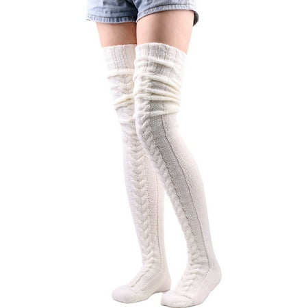 Women s Cable Knitted Thigh High Boot Socks Extra Long Winter Stockings Over Knee Leg Warmers
Women s Cable Knitted Thigh High Boot Socks Extra Long Winter Stockings Over Knee Leg Warmers