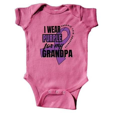 Inktastic Chronic Pain I Wear Purple For My Grandpa Gift Baby Boy or Baby Girl Bodysuit
Inktastic Chronic Pain I Wear Purple For My Grandpa Gift Baby Boy or Baby Girl Bodysuit