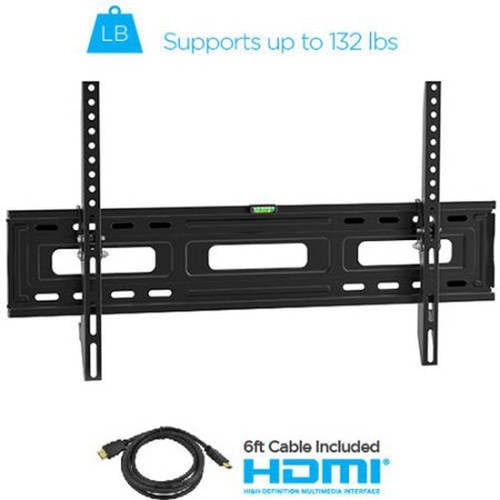 Onn Tilting TV Wall Mount Kit For 24 To 84 TVs With HDMI Cable