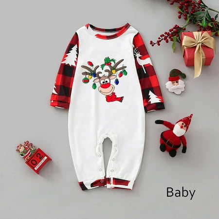ERTUTUYI Family Matching Christmas Pajamas Set Plaid Sleeves Beautiful Pattern Printing Festival For Adults Kids ParentChild Outfit Black 12M
ERTUTUYI Family Matching Christmas Pajamas Set Plaid Sleeves Beautiful Pattern Printing Festival For Adults Kids ParentChild Outfit Black 12M