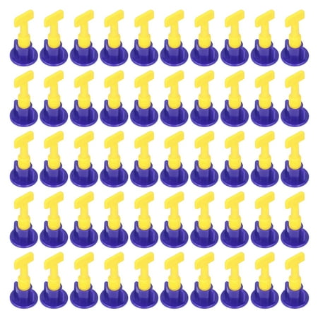 Floor Leveler 50Pcs Portable Accurate Adjustment Tile Levelling System With Wrench For Home Blue Yellow
Floor Leveler 50Pcs Portable Accurate Adjustment Tile Levelling System With Wrench For Home Blue Yellow