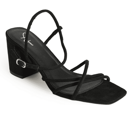 J. Adams Camila Block Heeled Strappy Sandals for Women - Black Suede - 8.5
J. Adams Camila Block Heeled Strappy Sandals for Women - Black Suede - 8.5