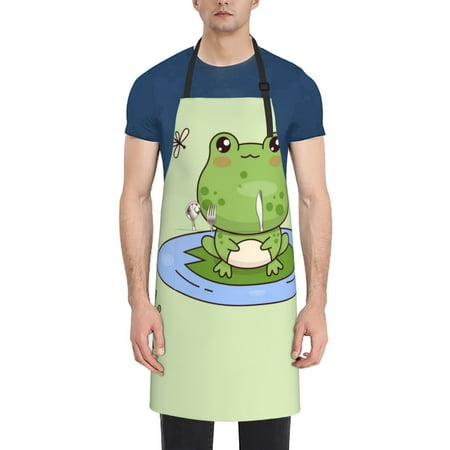 Qekee Frog Amanita Mushroom Print Waterproof Apron with Pockets Adjustable Cooking Aprons Kitchen Bib for Baking Household Cleaning
Qekee Frog Amanita Mushroom Print Waterproof Apron with Pockets Adjustable Cooking Aprons Kitchen Bib for Baking Household Cleaning