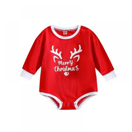 Lovebay Christmas Newborn Baby Boy Girl Romper Elk Baby Jumpsuit Long Sleeve Playsuit Xmas Clothing 0-24 Months
Lovebay Christmas Newborn Baby Boy Girl Romper Elk Baby Jumpsuit Long Sleeve Playsuit Xmas Clothing 0-24 Months