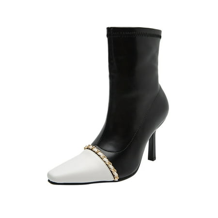 Mackneog Boots For Women Ankle Boots Pointed Toe Temperament Short Boots Boots Single Boots Shoes Gift on Clearance
Mackneog Boots For Women Ankle Boots Pointed Toe Temperament Short Boots Boots Single Boots Shoes Gift on Clearance