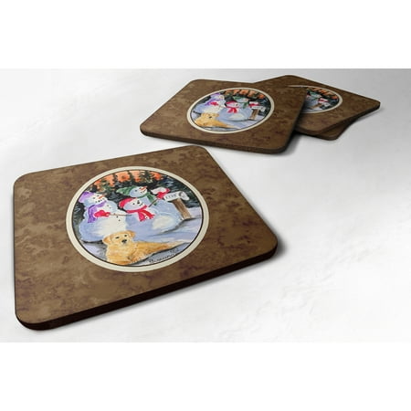Carolines Treasures SS8989FC Snowman with Golden Retriever Foam Coaster Set of 4 3 1/2 x 3 1/2 multicolor
Carolines Treasures SS8989FC Snowman with Golden Retriever Foam Coaster Set of 4 3 1/2 x 3 1/2 multicolor