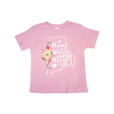 Inktastic Rhode Island Home is Where The Heart is with Watercolor Floral Gift Toddler Toddler Girl T-Shirt
Inktastic Rhode Island Home is Where The Heart is with Watercolor Floral Gift Toddler Toddler Girl T-Shirt
