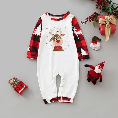 SBYOJLPB Parent Child Outfit Baby Christmas Striped Printing Long Sleeve Jumpsuit Family Clothes Pajamas Clearance
SBYOJLPB Parent Child Outfit Baby Christmas Striped Printing Long Sleeve Jumpsuit Family Clothes Pajamas Clearance