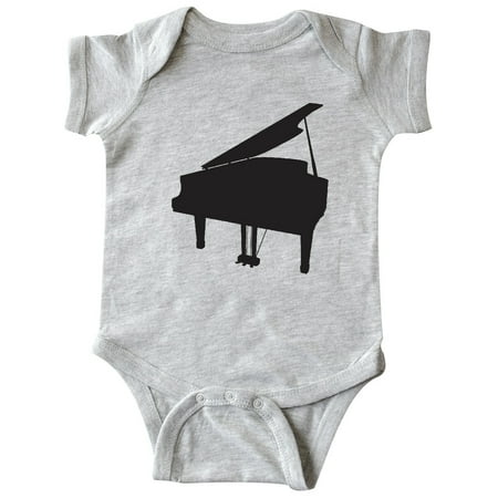Inktastic Piano Silhouette Gift Baby Boy or Baby Girl Bodysuit