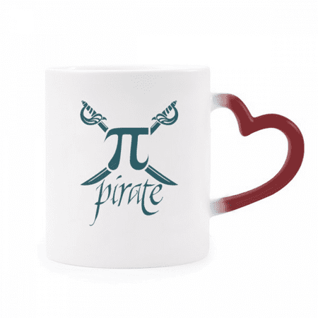 Mathematical Science Pirate Pi Heat Sensitive Mug Red Color Changing Stoneware Cup
Mathematical Science Pirate Pi Heat Sensitive Mug Red Color Changing Stoneware Cup