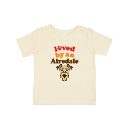 Inktastic Airedale Terrier Dog Lover Gift Baby Boy or Baby Girl T-Shirt