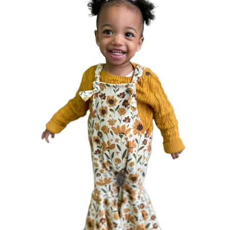 Ma&Baby Toddler Girls Bell Bottom Bodysuit One-Piece Rompers Sleeveless Floral Summer Jumpsuits Overall
Ma&Baby Toddler Girls Bell Bottom Bodysuit One-Piece Rompers Sleeveless Floral Summer Jumpsuits Overall