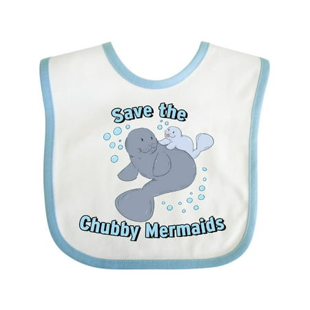Inktastic Save the Chubby Mermaids with Cute Manatees Gift Baby Boy or Baby Girl Bib
Inktastic Save the Chubby Mermaids with Cute Manatees Gift Baby Boy or Baby Girl Bib