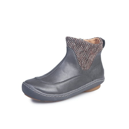 SIMANLAN Womens Short Booties Zip Up Fashion Boots Casual Ankle Boot Ladies Lightweight Bootie Women Knit Winter Shoes Gray 9
SIMANLAN Womens Short Booties Zip Up Fashion Boots Casual Ankle Boot Ladies Lightweight Bootie Women Knit Winter Shoes Gray 9