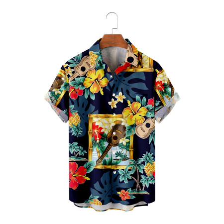 MLFU Family Matching Hawaiian Shirts Button Down Regular Collared Tee Shirts Holiday Clothing For Men Youth
MLFU Family Matching Hawaiian Shirts Button Down Regular Collared Tee Shirts Holiday Clothing For Men Youth