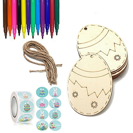 SEAFEI Egg Hanging Decoration 1 Set Decorative Burr Free Attractive Cute Rabbit Wooden Hanging Pendant Sealing Decal
SEAFEI Egg Hanging Decoration 1 Set Decorative Burr Free Attractive Cute Rabbit Wooden Hanging Pendant Sealing Decal