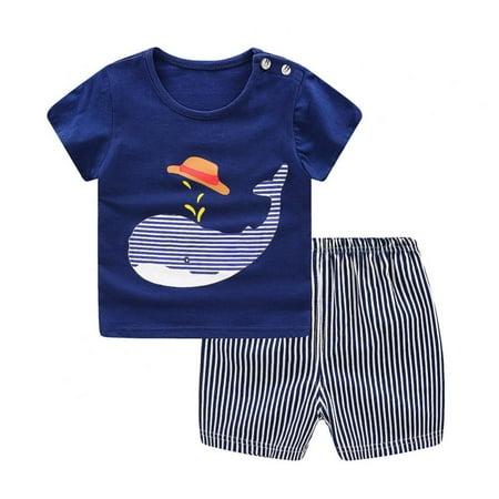 Boys And Girls Toddler Cartoon animal Design Short Sleeves + Shorts 2 Pieces Set
Boys And Girls Toddler Cartoon animal Design Short Sleeves + Shorts 2 Pieces Set