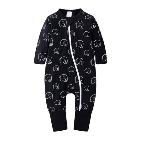 Honeeladyy Discount Infant Baby Boys Girls 2-Way Zip Front Print Cartoon Long-sleeve Jumpsuit Romper Toddler Long Sleeve One Piece Outfits
Honeeladyy Discount Infant Baby Boys Girls 2-Way Zip Front Print Cartoon Long-sleeve Jumpsuit Romper Toddler Long Sleeve One Piece Outfits