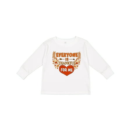 Inktastic Everyone is Thankful for Me with Heart and Leaves Gift Toddler Boy or Toddler Girl Long Sleeve T-Shirt
Inktastic Everyone is Thankful for Me with Heart and Leaves Gift Toddler Boy or Toddler Girl Long Sleeve T-Shirt