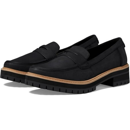 Toms Women s Shoes Cara Slip-on Casual Leather Lug Loafers 10020224