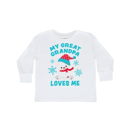 Inktastic Polar Bear My Great Grandpa Loves Me in Santa Hat Gift Toddler Boy or Toddler Girl Long Sleeve T-Shirt
Inktastic Polar Bear My Great Grandpa Loves Me in Santa Hat Gift Toddler Boy or Toddler Girl Long Sleeve T-Shirt