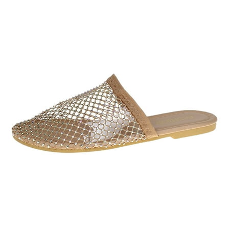 Xboschi Womens Cozy Slippers Women s Summer Fashion Mesh Hollowed Out Rhinestone Slippers Outdoor Casual Comfortable Beach Shoes
Xboschi Womens Cozy Slippers Women s Summer Fashion Mesh Hollowed Out Rhinestone Slippers Outdoor Casual Comfortable Beach Shoes