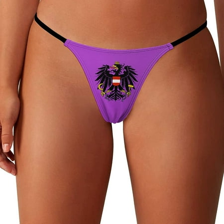 Austria National Symbol Women s G-String Thongs Low Rise Hipster Underwear Stretch T-Back Panties
Austria National Symbol Women s G-String Thongs Low Rise Hipster Underwear Stretch T-Back Panties