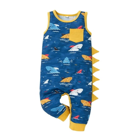 LAPAKIDS Infant Baby Boy Romper Sleeveless Animal Print with Pocket Jumpsuit Bodysuit Outfits 9-12 Months
LAPAKIDS Infant Baby Boy Romper Sleeveless Animal Print with Pocket Jumpsuit Bodysuit Outfits 9-12 Months