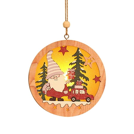Christmas Gift Christmas Decorations Indoor Christmas Clearance Decorations Christmas Forest Elderly Wooden Luminous Pendant Christmas Tree Ornaments Round Five-pointed Star Sm
Christmas Gift Christmas Decorations Indoor Christmas Clearance Decorations Christmas Forest Elderly Wooden Luminous Pendant Christmas Tree Ornaments Round Five-pointed Star Sm