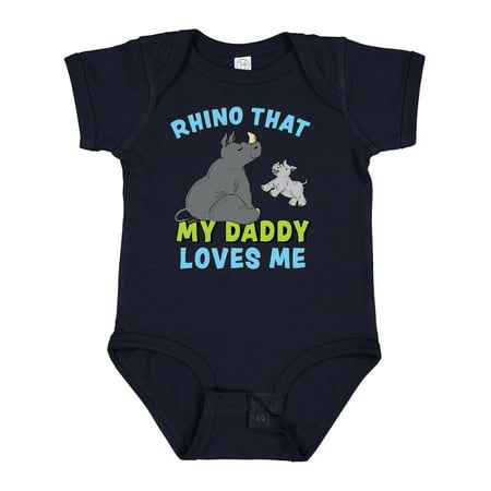 Inktastic Rhino That My Daddy Loves Me with Cute Rhinos Gift Baby Boy or Baby Girl Bodysuit
Inktastic Rhino That My Daddy Loves Me with Cute Rhinos Gift Baby Boy or Baby Girl Bodysuit