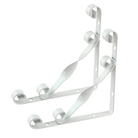 HOMEMAXS 2pcs Creative Iron Art Triangle Bracket Roll Bracket Wall Shelf Iron Bracket (White)
HOMEMAXS 2pcs Creative Iron Art Triangle Bracket Roll Bracket Wall Shelf Iron Bracket (White)