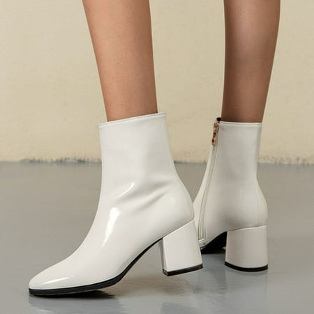 TALKVE Side Plus Women s Ankle Size Leather Boots High-Heeled Zipper Fashion women s boots
TALKVE Side Plus Women s Ankle Size Leather Boots High-Heeled Zipper Fashion women s boots