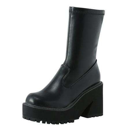Short Boots Women Platform Boots Square Toe Heel Platform Ladies Ankle Boots Comfortable Goth BootsCasual Shoes
Short Boots Women Platform Boots Square Toe Heel Platform Ladies Ankle Boots Comfortable Goth BootsCasual Shoes