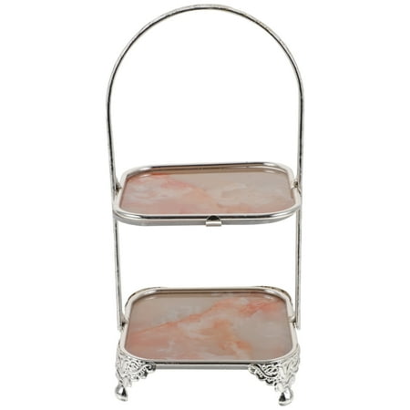 Party Use Dessert Serving Stand Double-layer Cupcake Display Holder Stable Iron Holder for Snack Fruit
Party Use Dessert Serving Stand Double-layer Cupcake Display Holder Stable Iron Holder for Snack Fruit