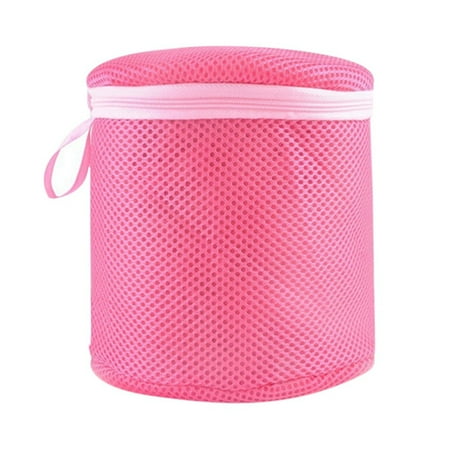 Mesh Laundry Bag for Bras Stockings Lingerie Pants Wash Bag Practical Aid Laundry bag Red Triangle