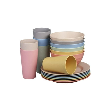 Wheat straw tableware set unbreakable cereal soup rice cups outdoor camping cups
Wheat straw tableware set unbreakable cereal soup rice cups outdoor camping cups