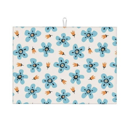Large Dish Drying Mats for Kitchen Counter - flower leaves A 18x24In Anti-Slip Absorbent Microfiber Drying Mat for Kitchen Counter Mat Dish Rack Mat with Hanging Loop
Large Dish Drying Mats for Kitchen Counter - flower leaves A 18x24In Anti-Slip Absorbent Microfiber Drying Mat for Kitchen Counter Mat Dish Rack Mat with Hanging Loop