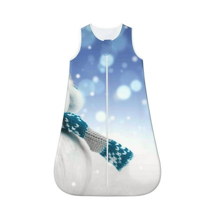 Fotbe Christmas Snowman In The Snow Pattern Sleep Sack - Baby Wearable Blanket with Zipper Extra Soft Cotton Sleeveless Sleeping Bag for Infants-Small
Fotbe Christmas Snowman In The Snow Pattern Sleep Sack - Baby Wearable Blanket with Zipper Extra Soft Cotton Sleeveless Sleeping Bag for Infants-Small