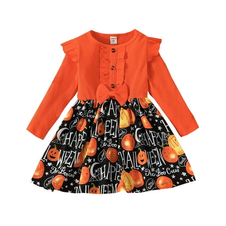 nsendm Holiday Sweater for Kids Toddler Girls Halloween Long Sleeve Ribbed Dresses Kids Cartoon Prints Girl Dresses 5 Orange 4-5 Years
nsendm Holiday Sweater for Kids Toddler Girls Halloween Long Sleeve Ribbed Dresses Kids Cartoon Prints Girl Dresses 5 Orange 4-5 Years