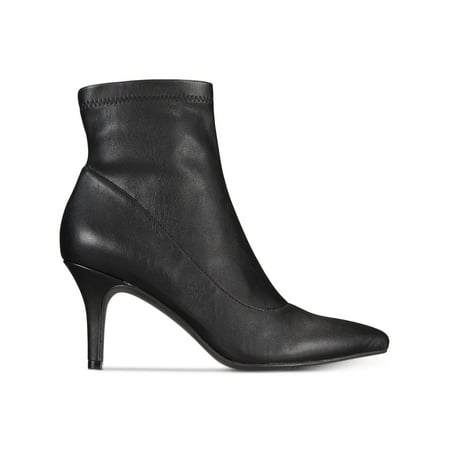 INC Womens Black Padded Bray Pointed Toe Stiletto Booties 5 M