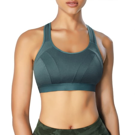 Junlan High Impact Sports Bra with Adjustable Straps Racerback Running Bras Wireless Hook Quick Dry Max Support for Women(Green XL)
Junlan High Impact Sports Bra with Adjustable Straps Racerback Running Bras Wireless Hook Quick Dry Max Support for Women(Green XL)