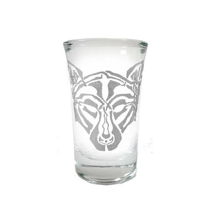 Lyoncraft SHWO01 1.5 oz Celtic Wolf Engraved Shot Glass
